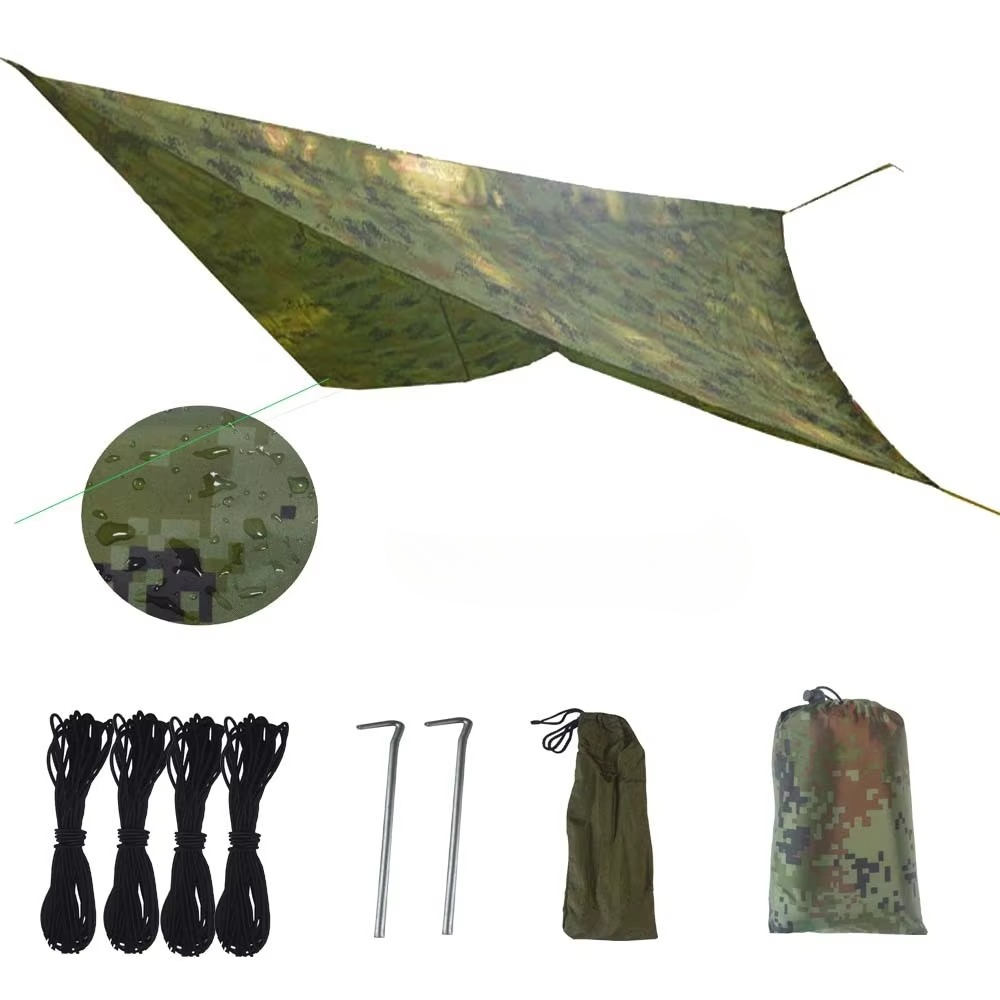 Compact 2-Person Camping Hammock with Bug Net