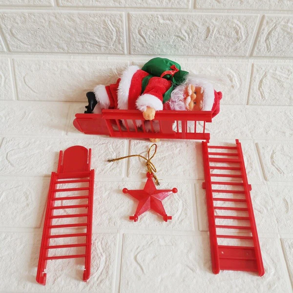 Fun Adventurous Santa Decoration