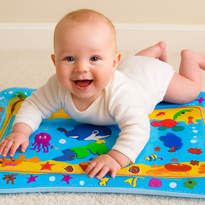 Fun Interactive Inflatable Baby Play Gym Mat - Hehif