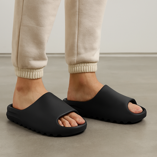 Plush Cushion Contour Unisex Beach Slide Sandals - Hehif