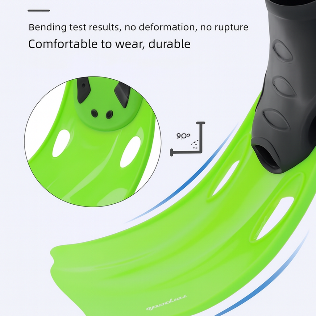 Comfortable Snorkel Fins for Swimming and Diving