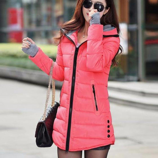 Warm Padded Winter Coat For Ladies