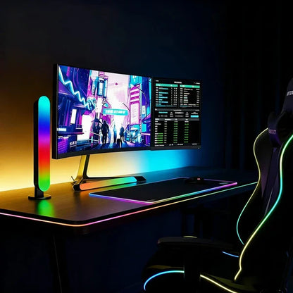 Colorful LED Strip Lights for Desk and Game Room - Hehif