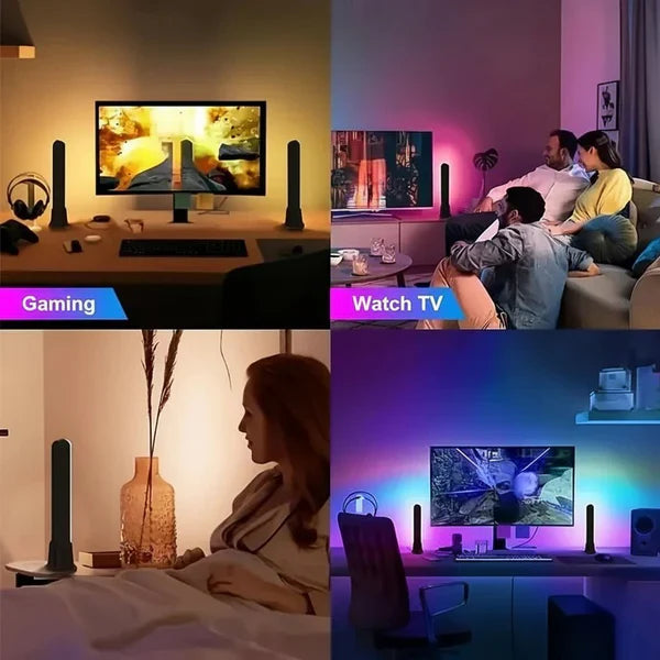 Colorful LED Strip Lights for Desk and Game Room