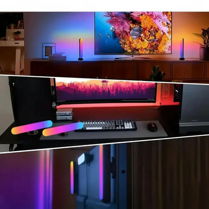 Colorful LED Strip Lights for Desk and Game Room