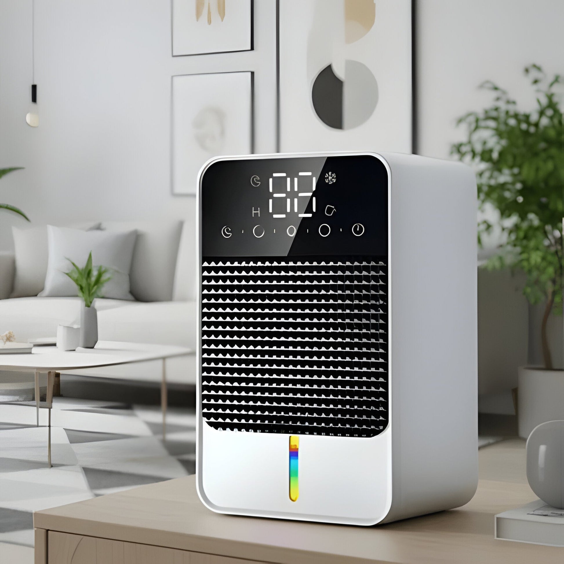 Mini 25W Dehumidifier with Digital Display - Hehif