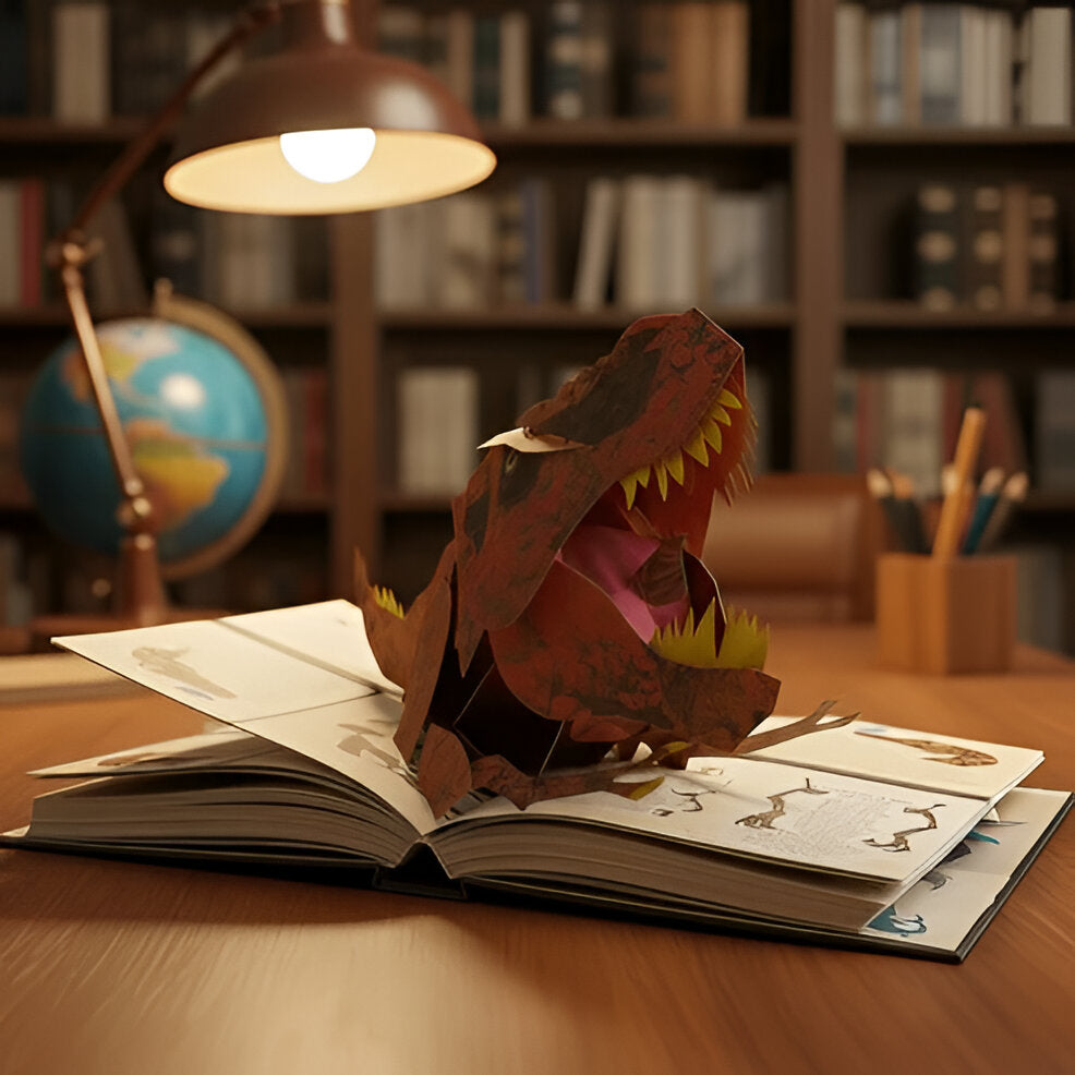 Interactive Dinosaur Pop Up Educational Book for Kids