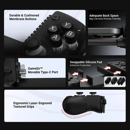 Compact X5 Gaming Controller with Precise Joystick and Comfort Grip