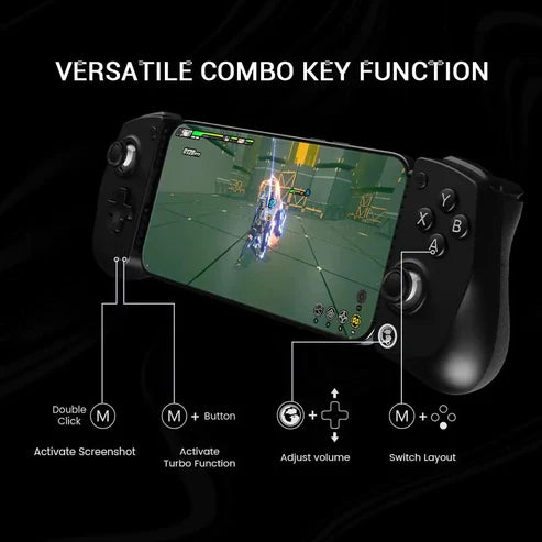 Compact X5 Gaming Controller with Precise Joystick and Comfort Grip
