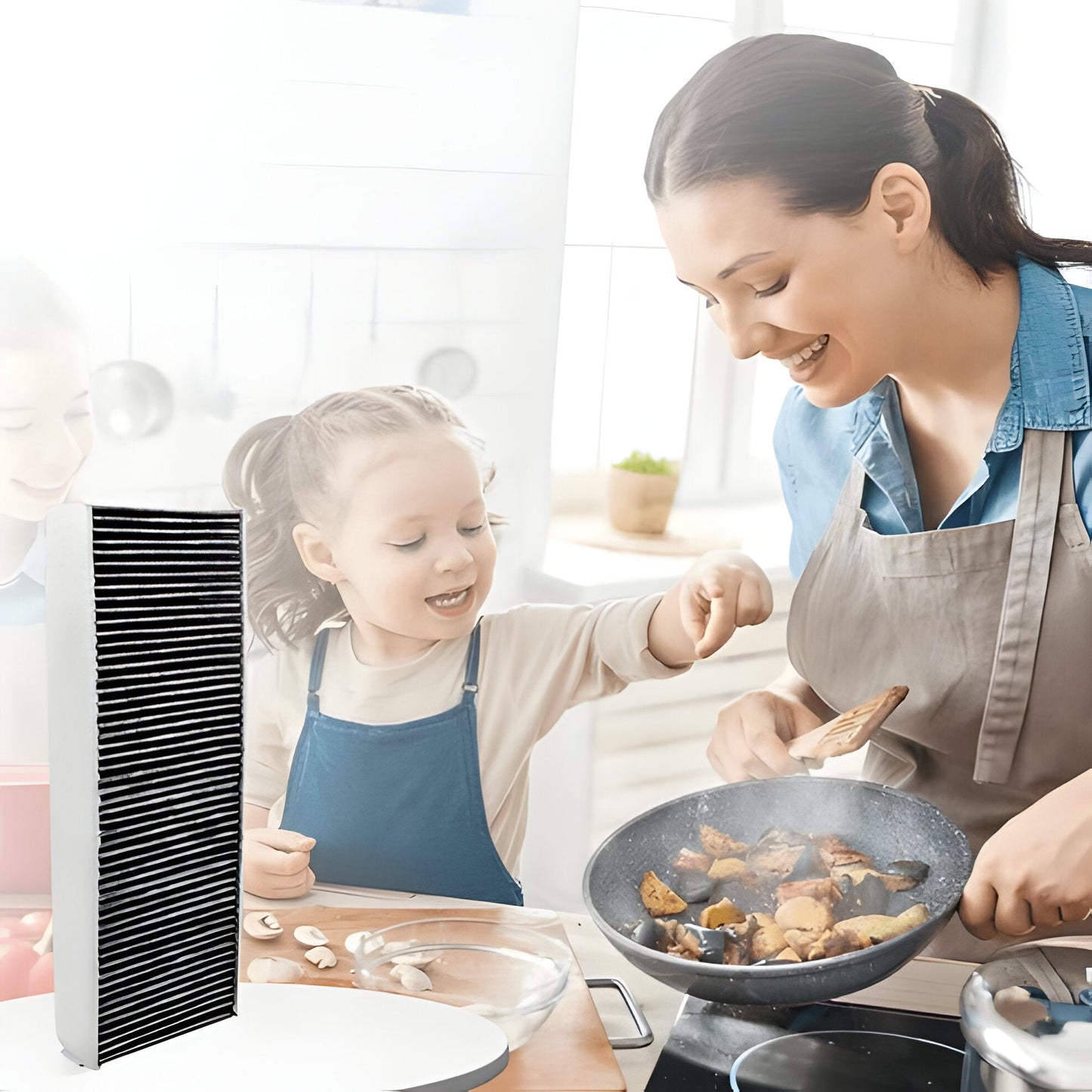 Powerful Air Purifier with Carbon Filter Technology