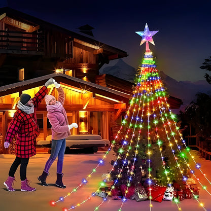 Outdoor String Fairy Lights with 8 Color Modes