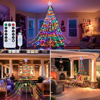 Outdoor String Fairy Lights with 8 Color Modes