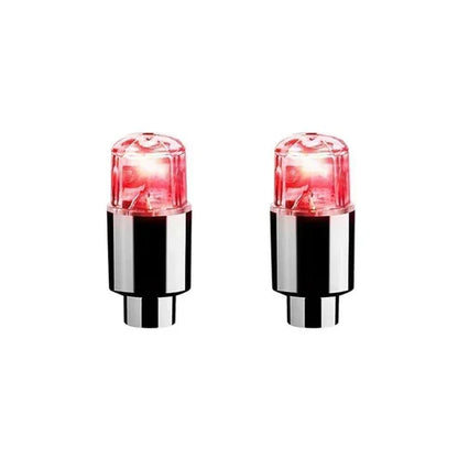 Colorful LED Tire Valve Caps for Bike Wheels