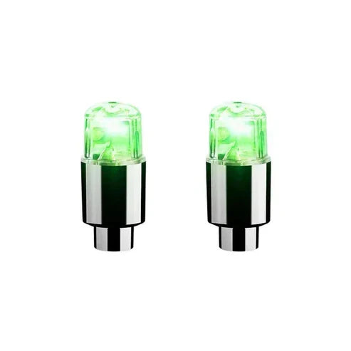 Colorful LED Tire Valve Caps for Bike Wheels