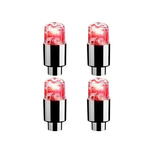 Colorful LED Tire Valve Caps for Bike Wheels
