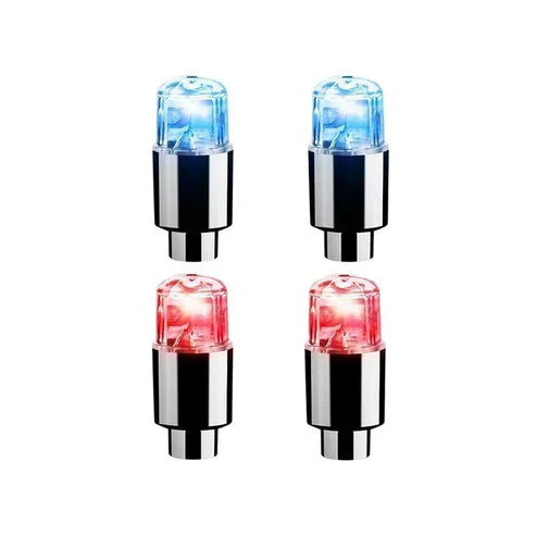 Colorful LED Tire Valve Caps for Bike Wheels