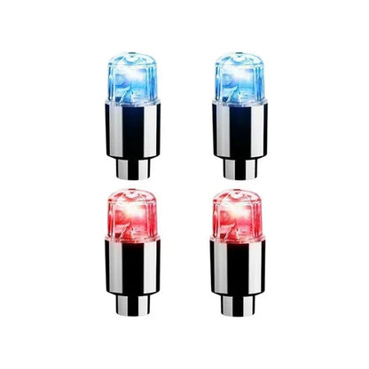 Colorful LED Tire Valve Caps for Bike Wheels