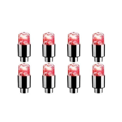 Colorful LED Tire Valve Caps for Bike Wheels