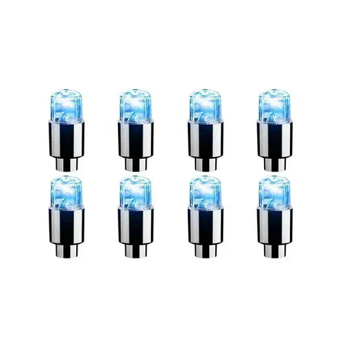 Colorful LED Tire Valve Caps for Bike Wheels