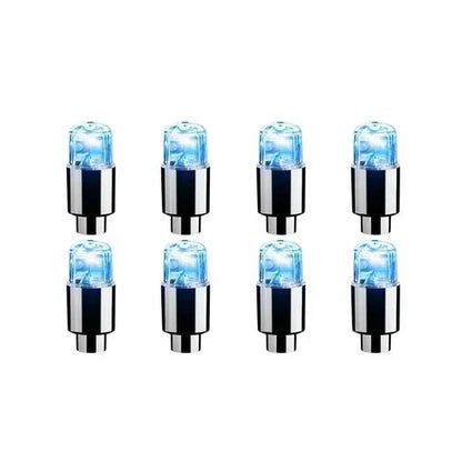 Colorful LED Tire Valve Caps for Bike Wheels