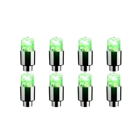 Colorful LED Tire Valve Caps for Bike Wheels