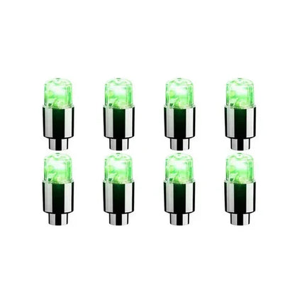 Colorful LED Tire Valve Caps for Bike Wheels