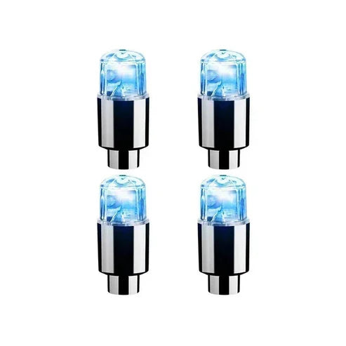 Colorful LED Tire Valve Caps for Bike Wheels