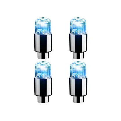 Colorful LED Tire Valve Caps for Bike Wheels