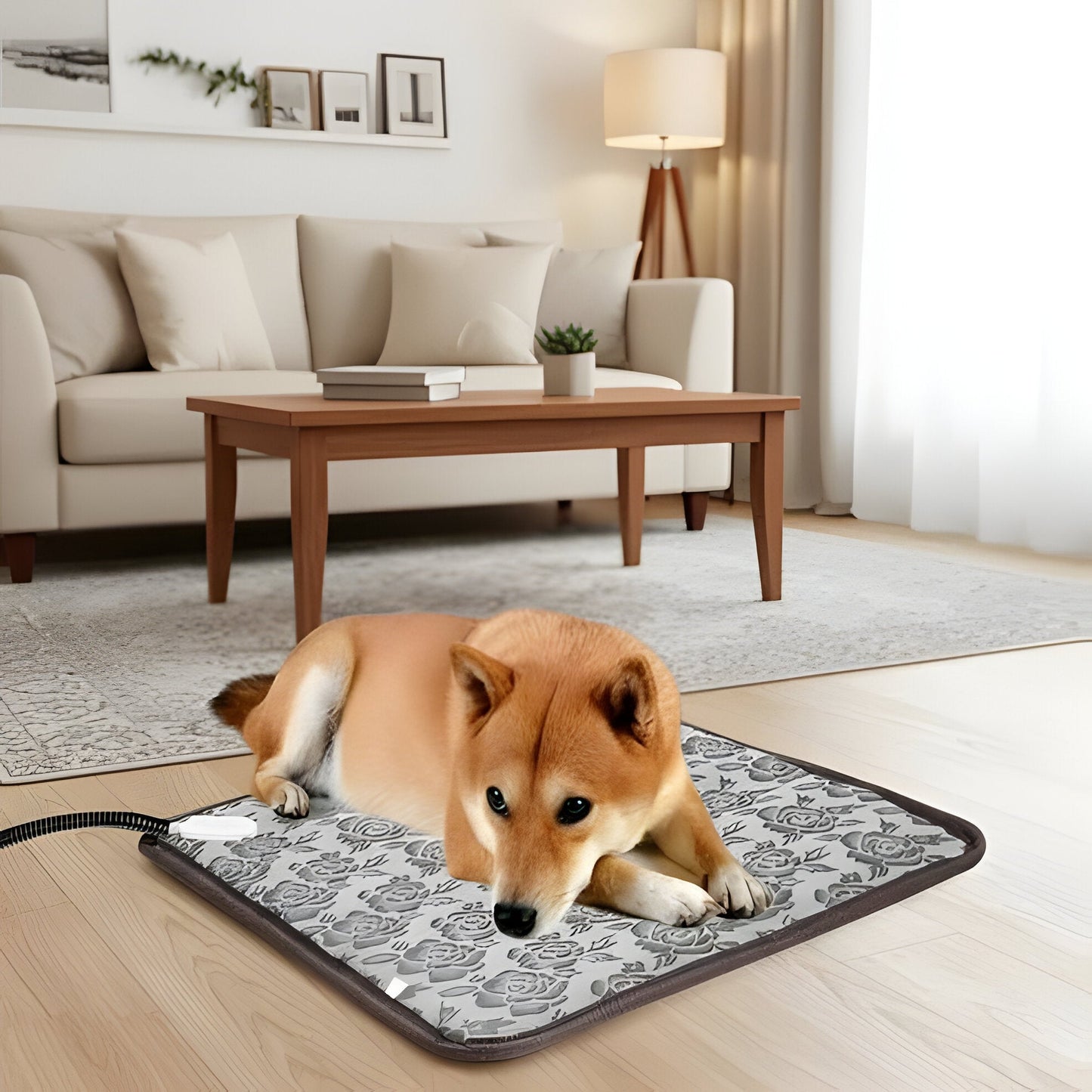 Warm Pet Heat Pad with Thermostat and Waterproof Coating