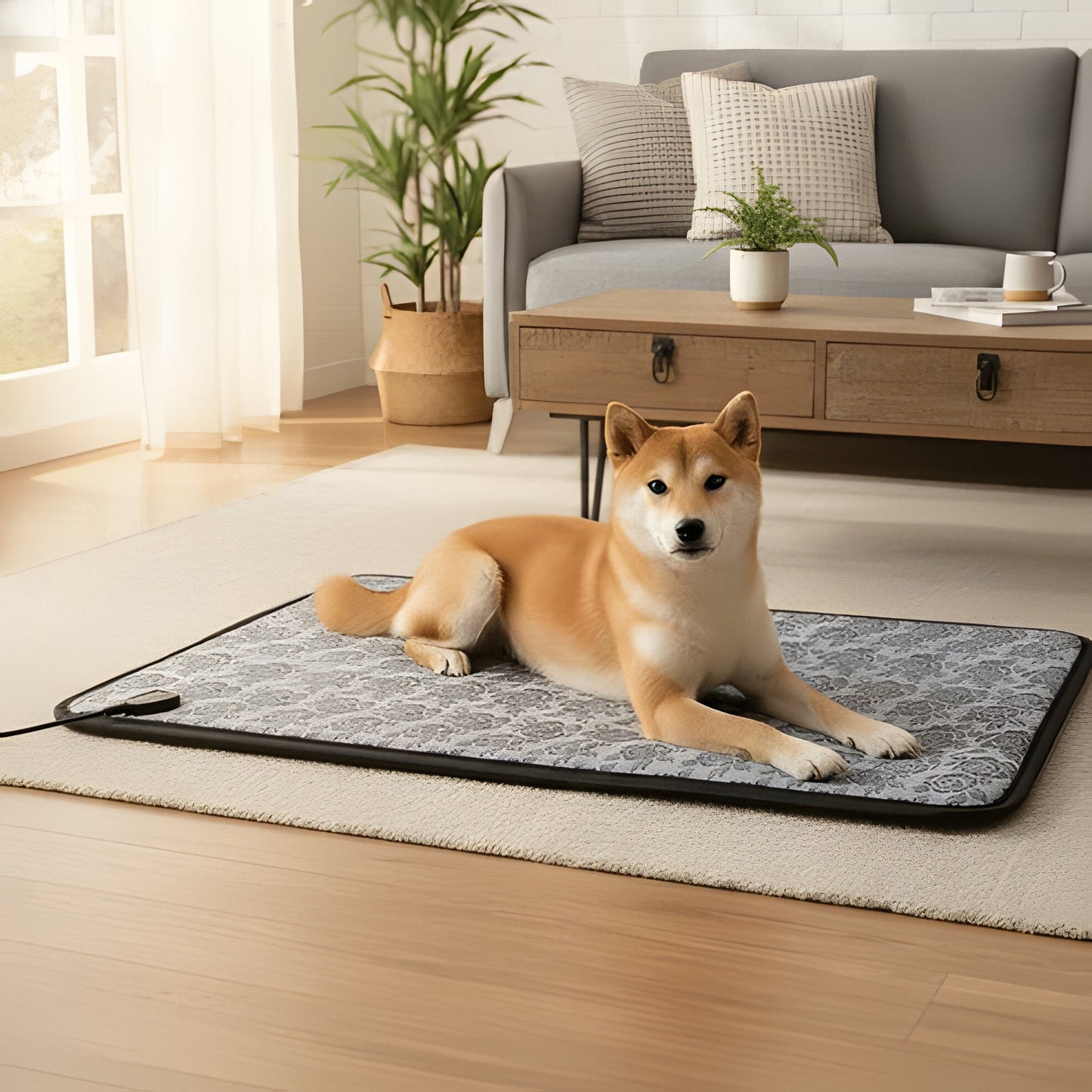 Warm Pet Heat Pad with Thermostat and Waterproof Coating