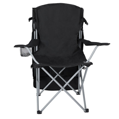 Folding Outdoor Recliner Chair with Shade and Drink Holder