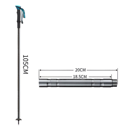 Heavy Duty Collapsible Hiking Pole with Multi Tools
