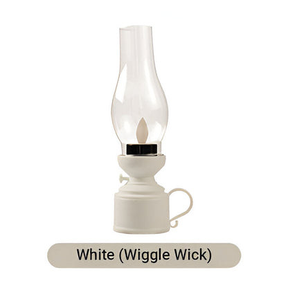 Retro Style LED Lantern, Flickering Flame Effect