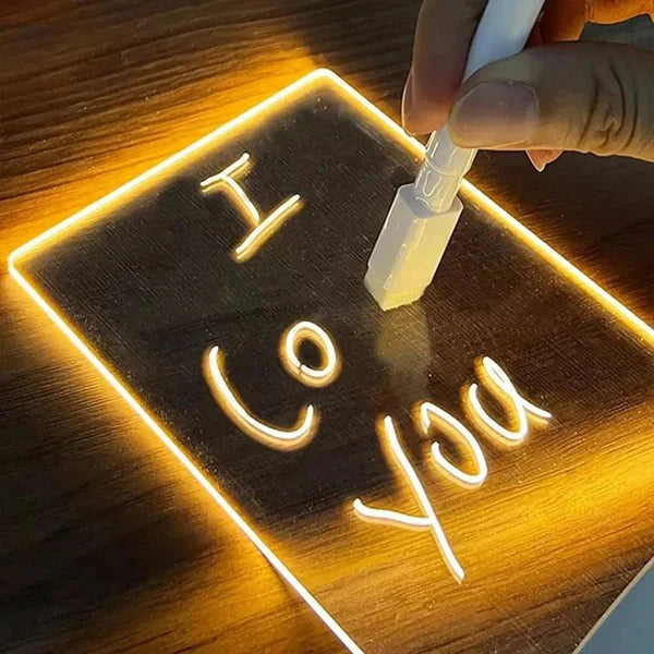 Bright Whiteboard with LED Light and Erasable Pen