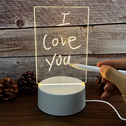 Bright Whiteboard with LED Light and Erasable Pen