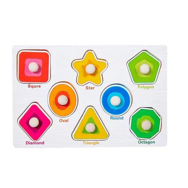Learning Wooden Baby Grip Toy