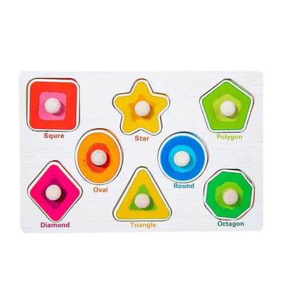 Learning Wooden Baby Grip Toy