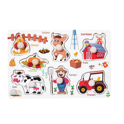 Learning Wooden Baby Grip Toy