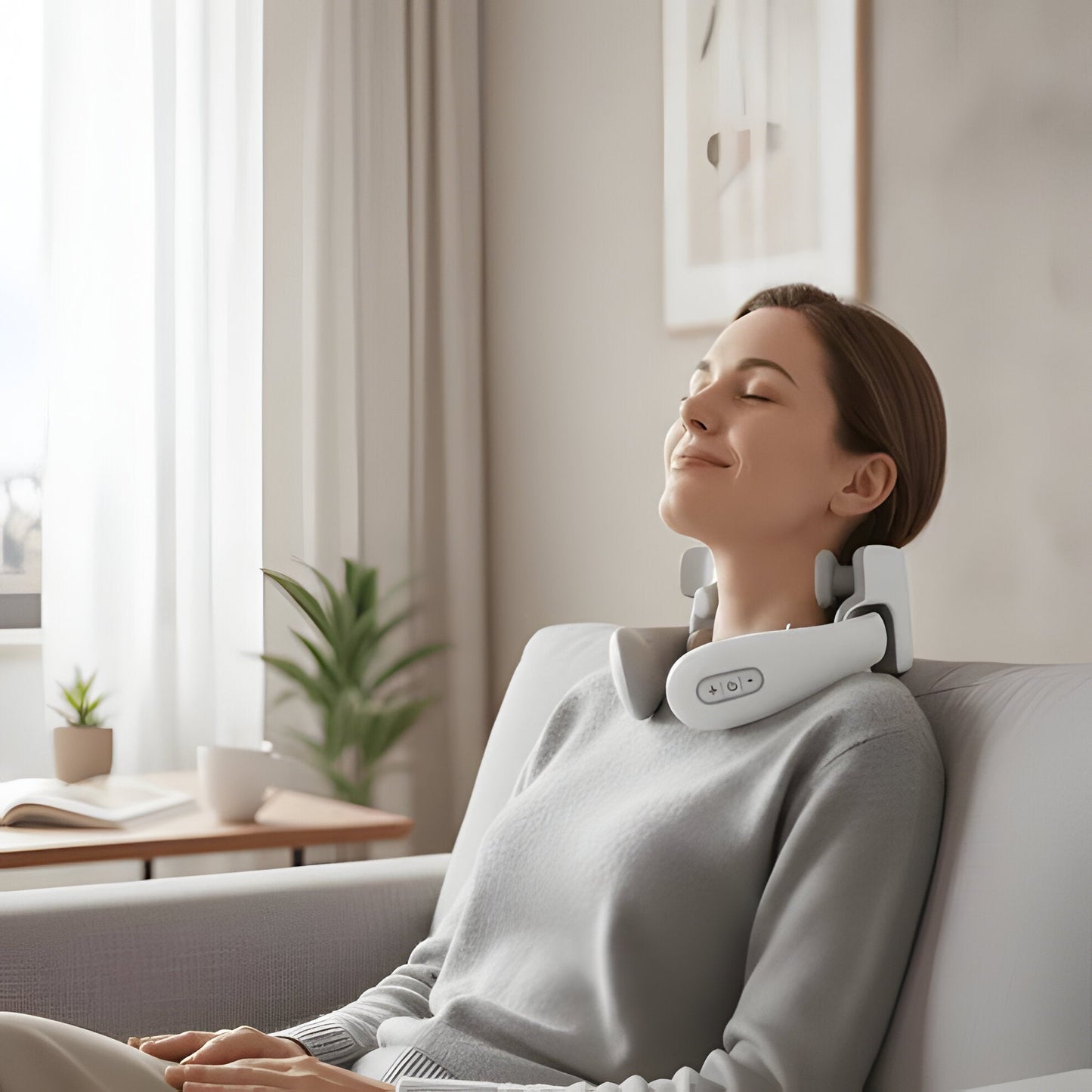 Therapeutic Heat Massage Pillow For Neck Relief
