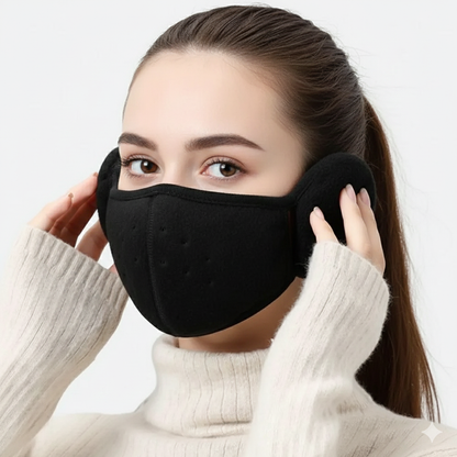Cozy Cold Weather Ear Warmers Face Mask - Hehif