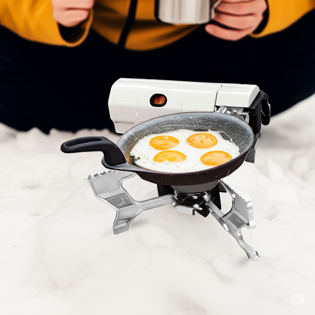 Compact Lightweight Camp Stove for Outdoor Cooking