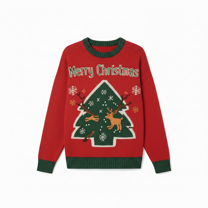 Warm Holiday Sweatshirt for Couples – Soft Knit Sweater