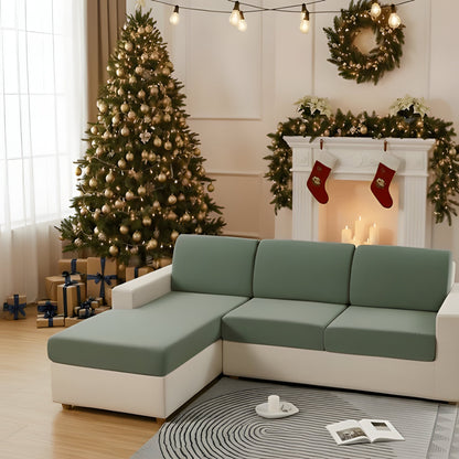 Stretchy Sofa Slipcover with Padded Cushion Protection