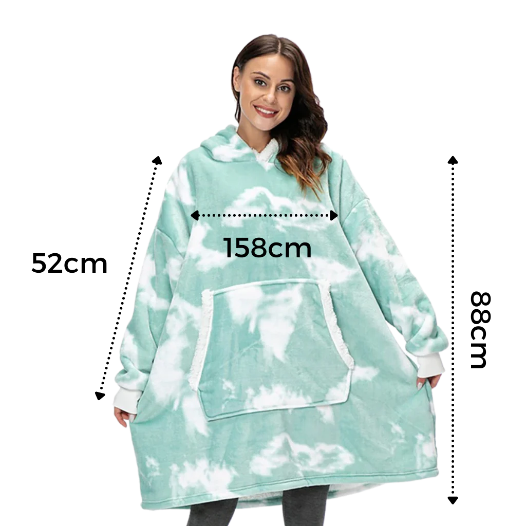 Oversized Cozy Sweatshirt Blanket