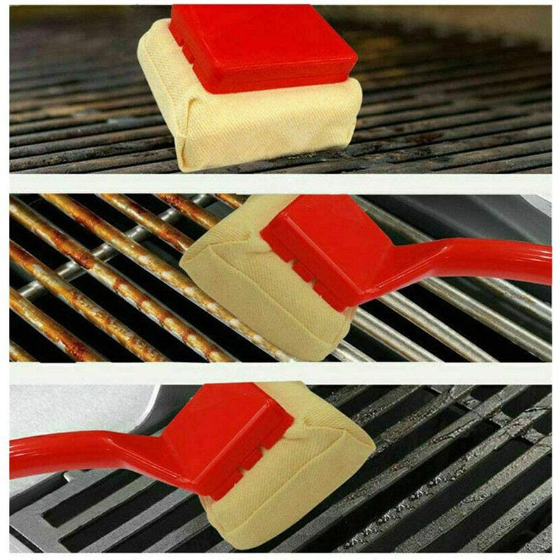 Safe Grill Cleaning Brush with Soft Bristles