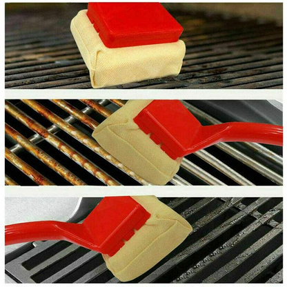 Safe Grill Cleaning Brush with Soft Bristles