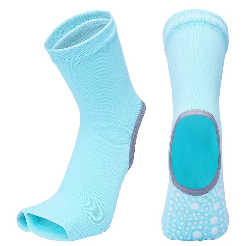 Grip Yoga Socks for Women Cotton Non Slip Athletic Socks