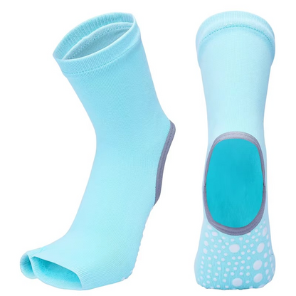 Grip Yoga Socks for Women Cotton Non Slip Athletic Socks