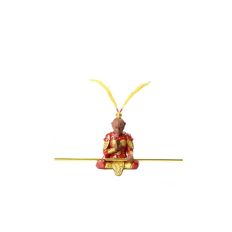 Good Luck Buddha Ceramic Figurine Decor Statue - Hehif