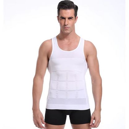 Men's Slim Fit Shapewear Vest with Waist Support